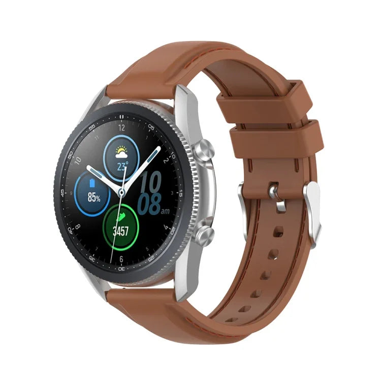 Bracelet de rechange en silicone de 22mm, Pour Samsung Galaxy Watch 3 45mm / Gear S3