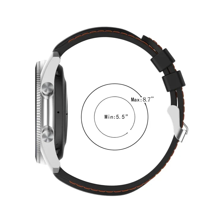 Bracelet de rechange en silicone de 22mm, Pour Samsung Galaxy Watch 3 45mm / Gear S3