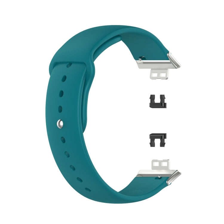 For Huawei Watch Fit 18mm Back Buckle Style Silicone Solid Color Replacement Strap Watchband, EDA001311001A, EDA001311001B, EDA001311001C, EDA001311001D, EDA001311001E, EDA001311001F, EDA001311001G, EDA001311001H, EDA001311001I, EDA001311001J