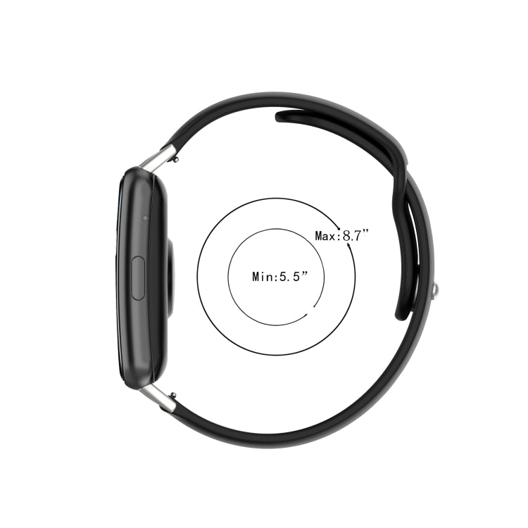 For Huawei Watch Fit 18mm Back Buckle Style Silicone Solid Color Replacement Strap Watchband, EDA001311001A, EDA001311001B, EDA001311001C, EDA001311001D, EDA001311001E, EDA001311001F, EDA001311001G, EDA001311001H, EDA001311001I, EDA001311001J