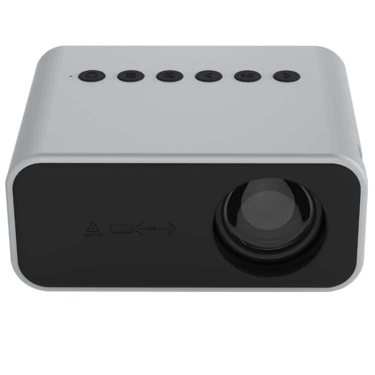 Projecteur numérique LED HD portable T500 1920x1080P 80 lumens pour home cinéma, sans télécommande ni adaptateur, avec télécommande et adaptateur