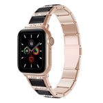 Bracelet en acier bicolore XingYao Series, pour Apple Watch Series 8&7 41mm / SE 2&6&SE&5&4 40mm / 3&2&1 38mm, pour Apple Watch Series 7 41mm / & 6 & SE & 5 & 4 40mm, pour Apple Watch Ultra 49mm / Series 8&7 45mm / SE 2&6&SE&5&4 44mm / 3&2&1 42mm