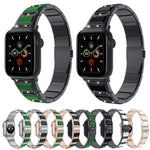 Bracelet en acier bicolore XingYao Series, pour Apple Watch Series 8&7 41mm / SE 2&6&SE&5&4 40mm / 3&2&1 38mm, pour Apple Watch Series 7 41mm / & 6 & SE & 5 & 4 40mm, pour Apple Watch Ultra 49mm / Series 8&7 45mm / SE 2&6&SE&5&4 44mm / 3&2&1 42mm