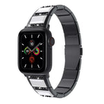 Bracelet en acier bicolore XingYao Series, pour Apple Watch Series 8&7 41mm / SE 2&6&SE&5&4 40mm / 3&2&1 38mm, pour Apple Watch Series 7 41mm / & 6 & SE & 5 & 4 40mm, pour Apple Watch Ultra 49mm / Series 8&7 45mm / SE 2&6&SE&5&4 44mm / 3&2&1 42mm