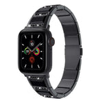 Bracelet en acier bicolore XingYao Series, pour Apple Watch Series 8&7 41mm / SE 2&6&SE&5&4 40mm / 3&2&1 38mm, pour Apple Watch Series 7 41mm / & 6 & SE & 5 & 4 40mm, pour Apple Watch Ultra 49mm / Series 8&7 45mm / SE 2&6&SE&5&4 44mm / 3&2&1 42mm