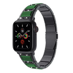 Bracelet en acier bicolore XingYao Series, pour Apple Watch Series 8&7 41mm / SE 2&6&SE&5&4 40mm / 3&2&1 38mm, pour Apple Watch Series 7 41mm / & 6 & SE & 5 & 4 40mm, pour Apple Watch Ultra 49mm / Series 8&7 45mm / SE 2&6&SE&5&4 44mm / 3&2&1 42mm