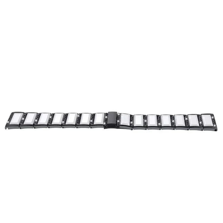 Bracelets de rechange en acier inoxydable incrustés de diamants, pour Samsung Galaxy Watch 42mm, pour Samsung Galaxy Watch 46mm, pour Samsung Galaxy Watch 3 45mm, pour Samsung Galaxy Watch Active2 44mm / Watch Active2 40mm / Watch Active