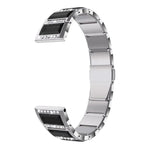 Bracelets de rechange en acier inoxydable incrustés de diamants, pour Samsung Galaxy Watch 42mm, pour Samsung Galaxy Watch 46mm, pour Samsung Galaxy Watch 3 45mm, pour Samsung Galaxy Watch Active2 44mm / Watch Active2 40mm / Watch Active