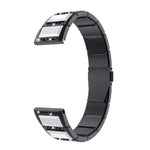 Bracelets de rechange en acier inoxydable incrustés de diamants, pour Samsung Galaxy Watch 42mm, pour Samsung Galaxy Watch 46mm, pour Samsung Galaxy Watch 3 45mm, pour Samsung Galaxy Watch Active2 44mm / Watch Active2 40mm / Watch Active