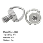 BEXIN LS076 2 vis de fixation rapide pour plaque, adaptateur 1/4 pouce -20, LS076