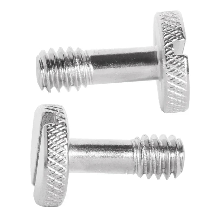 BEXIN LS005 Lot de 2 vis à filetage femelle 1/4 pouce pour fixation d'appareil photo reflex numérique, LS005