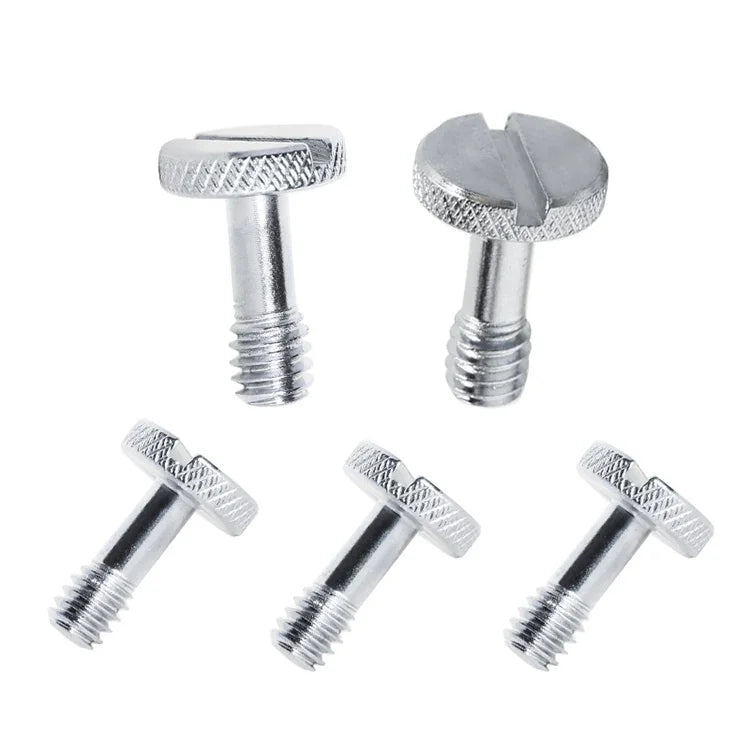 BEXIN LS005 Lot de 2 vis à filetage femelle 1/4 pouce pour fixation d'appareil photo reflex numérique, LS005