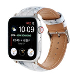 Bracelet de montre en cuir imprimé style ethnique marbre pour Apple Watch Series 6 & SE &, 5 & 4 44mm / 3 & 2 & 1 42mm, 5 & 4 40mm / 3 & 2 & 1 38mm