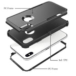 TPU + PC Shockproof Protective Case, For iPhone XS Max