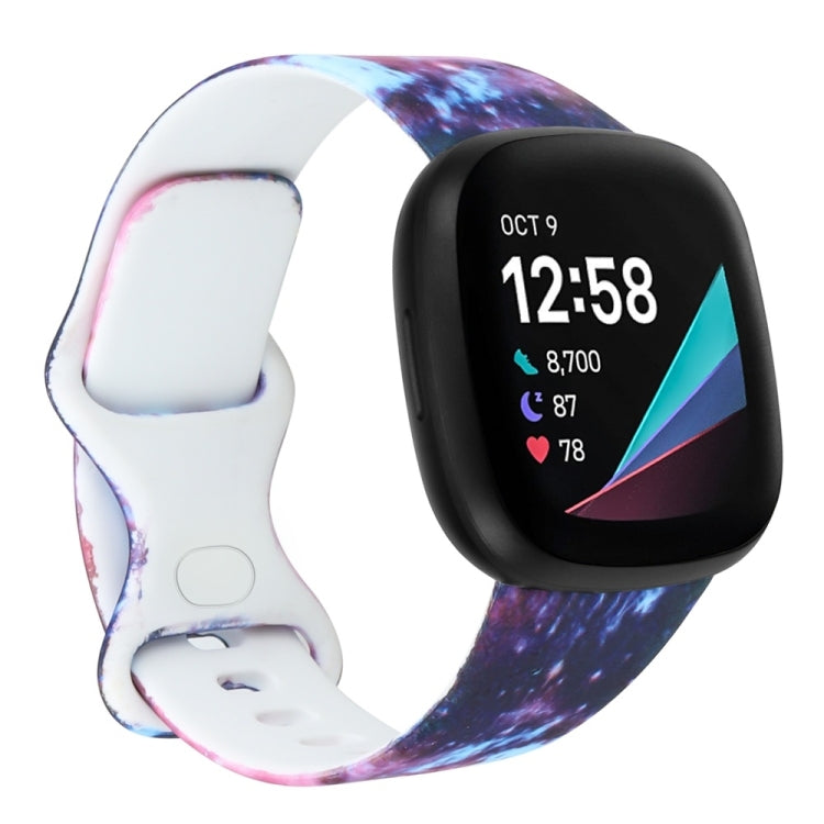 For Fitbit Versa 3 Printing Replacement Strap Watchband, L
