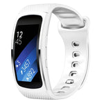 Pour Samsung Gear Fit2 Pro Bracelet de remplacement en silicone, S, L