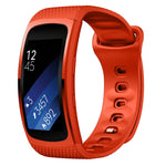 Pour Samsung Gear Fit2 Pro Bracelet de remplacement en silicone, S, L