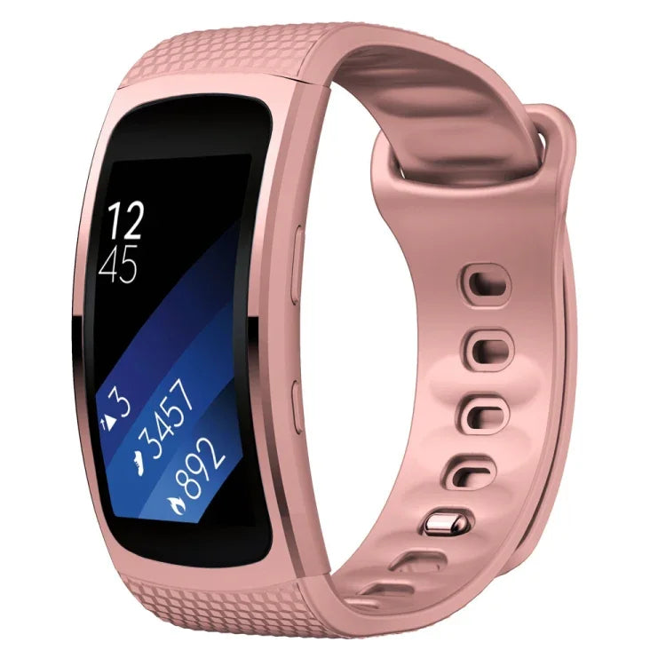 Pour Samsung Gear Fit2 Pro Bracelet de remplacement en silicone, S, L