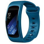 Pour Samsung Gear Fit2 Pro Bracelet de remplacement en silicone, S, L