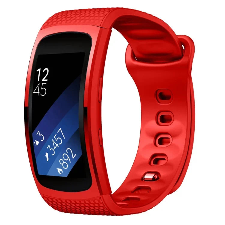 Pour Samsung Gear Fit2 Pro Bracelet de remplacement en silicone, S, L