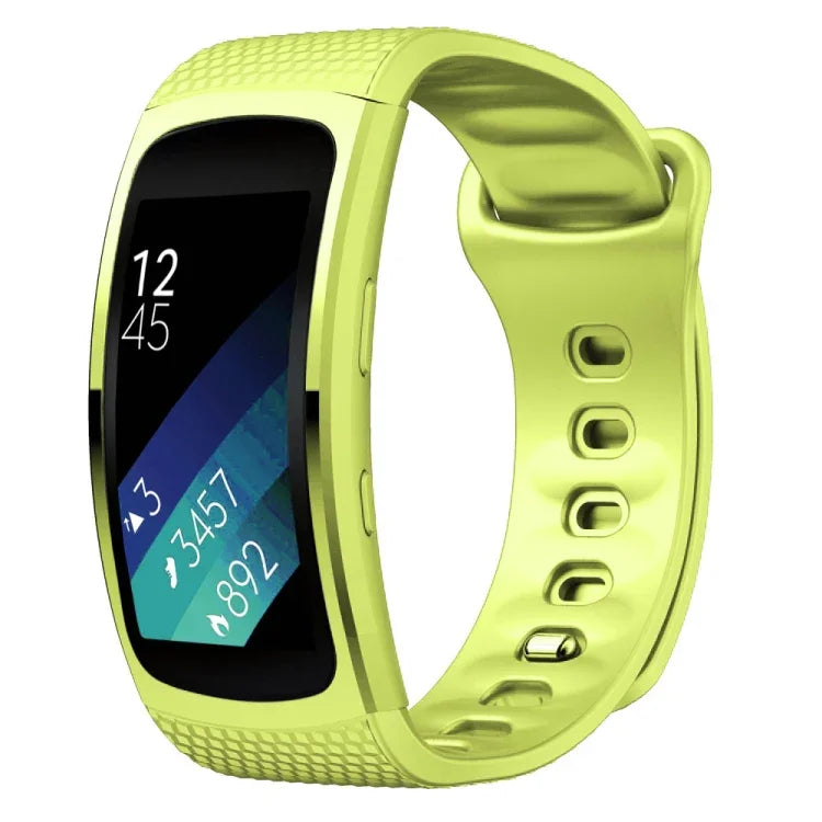 Pour Samsung Gear Fit2 Pro Bracelet de remplacement en silicone, S, L