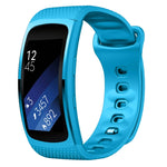 Pour Samsung Gear Fit2 Pro Bracelet de remplacement en silicone, S, L