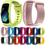 Pour Samsung Gear Fit2 Pro Bracelet de remplacement en silicone, S, L