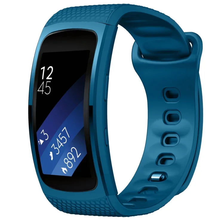 Pour Samsung Gear Fit2 Pro Bracelet de remplacement en silicone, S, L
