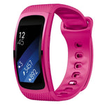 Pour Samsung Gear Fit2 Pro Bracelet de remplacement en silicone, S, L