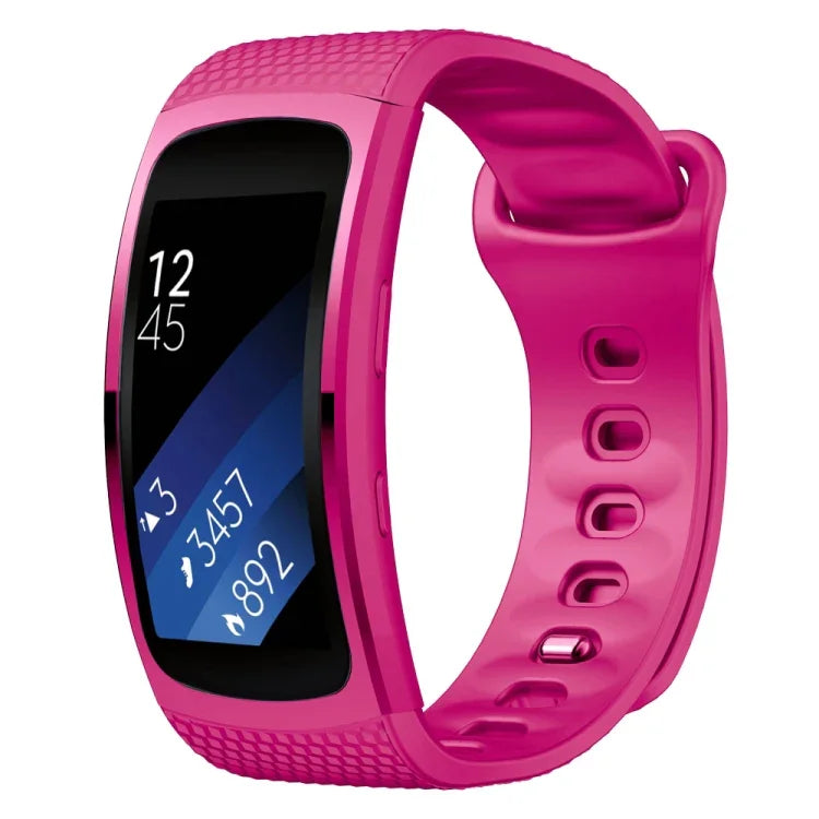 Pour Samsung Gear Fit2 Pro Bracelet de remplacement en silicone, S, L