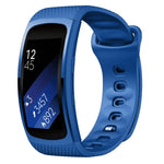Pour Samsung Gear Fit2 Pro Bracelet de remplacement en silicone, S, L