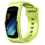 Pour Samsung Gear Fit2 Pro Bracelet de remplacement en silicone, S, L
