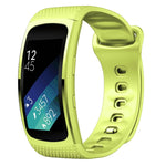 Pour Samsung Gear Fit2 Pro Bracelet de remplacement en silicone, S, L