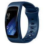 Pour Samsung Gear Fit2 Pro Bracelet de remplacement en silicone, S, L