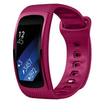 Pour Samsung Gear Fit2 Pro Bracelet de remplacement en silicone, S, L