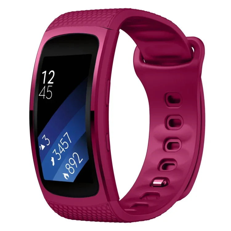 Pour Samsung Gear Fit2 Pro Bracelet de remplacement en silicone, S, L