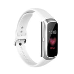 Bracelet de montre de rechange en silicone et acier avec boucle noire Shrapnel pour Samsung Galaxy Fit SM-R370