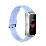 Bracelet de montre de rechange en silicone et acier avec boucle noire Shrapnel pour Samsung Galaxy Fit SM-R370