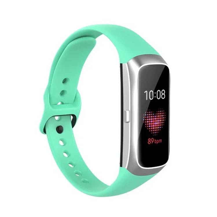 Bracelet de montre de rechange en silicone et acier avec boucle noire Shrapnel pour Samsung Galaxy Fit SM-R370