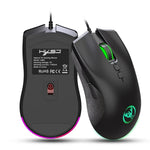 Souris filaire de jeu mécanique HXSJ A883 7 boutons 6400DPI RVB