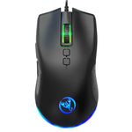 Souris filaire de jeu mécanique HXSJ A883 7 boutons 6400DPI RVB