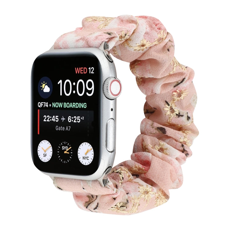 Bracelet de montre en tissu avec anneau de cheveux de remplacement, pour Apple Watch Ultra 49mm / Series 8&7 45mm / SE 2&6&SE&5&4 44mm / 3&2&1 42mm, pour Apple Watch Series 8&7 41mm / SE 2&6&SE&5&4 40mm / 3&2&1 38mm