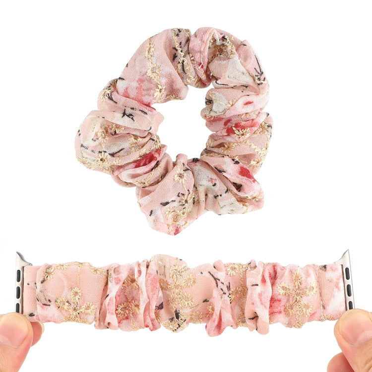 Bracelet de montre en tissu avec anneau de cheveux de remplacement, pour Apple Watch Ultra 49mm / Series 8&7 45mm / SE 2&6&SE&5&4 44mm / 3&2&1 42mm, pour Apple Watch Series 8&7 41mm / SE 2&6&SE&5&4 40mm / 3&2&1 38mm