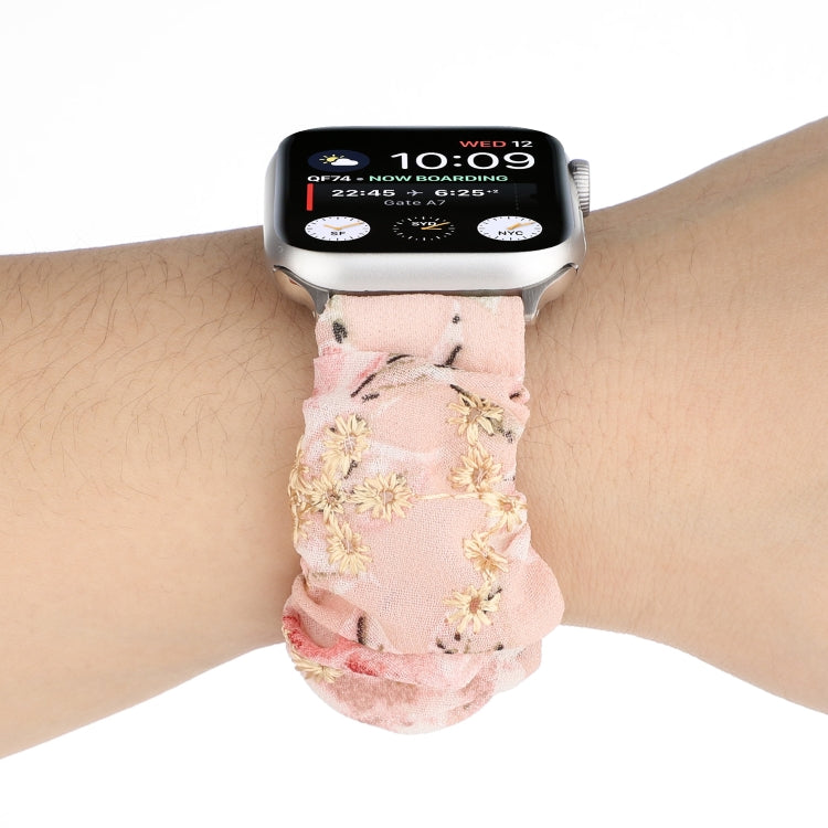 Bracelet de montre en tissu avec anneau de cheveux de remplacement, pour Apple Watch Ultra 49mm / Series 8&7 45mm / SE 2&6&SE&5&4 44mm / 3&2&1 42mm, pour Apple Watch Series 8&7 41mm / SE 2&6&SE&5&4 40mm / 3&2&1 38mm