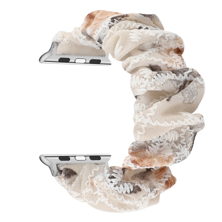 Bracelet de montre en tissu avec anneau de cheveux de remplacement, pour Apple Watch Ultra 49mm / Series 8&7 45mm / SE 2&6&SE&5&4 44mm / 3&2&1 42mm, pour Apple Watch Series 8&7 41mm / SE 2&6&SE&5&4 40mm / 3&2&1 38mm