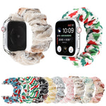 Bracelet de montre en tissu avec anneau de cheveux de remplacement, pour Apple Watch Ultra 49mm / Series 8&7 45mm / SE 2&6&SE&5&4 44mm / 3&2&1 42mm, pour Apple Watch Series 8&7 41mm / SE 2&6&SE&5&4 40mm / 3&2&1 38mm