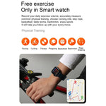 Montre connectée E86 avec écran couleur TFT 1,7 pouce, étanche IP68, compatible avec la surveillance de l'oxygène sanguin et de la température corporelle, et offrant des diagnostics médicaux par IA. Bracelet en TPU.