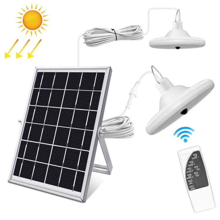 Lampe solaire intelligente à induction 2 en 1, 112 LED, pour intérieur et extérieur, jardin, garage, 2 en 1 lumière blanche, 2 en 1 lumière chaude