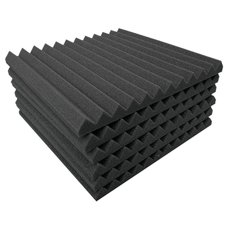Panneau d'isolation phonique en coton silencieux pour studio d'enregistrement, style rainure triangulaire 30x30x2,5cm, 6 PCS, 10 PCS, 12 PCS, 20 PCS, 24 PCS