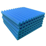 Panneau d'isolation phonique en coton silencieux pour studio d'enregistrement, style rainure triangulaire 30x30x2,5cm, 6 PCS, 10 PCS, 12 PCS, 20 PCS, 24 PCS